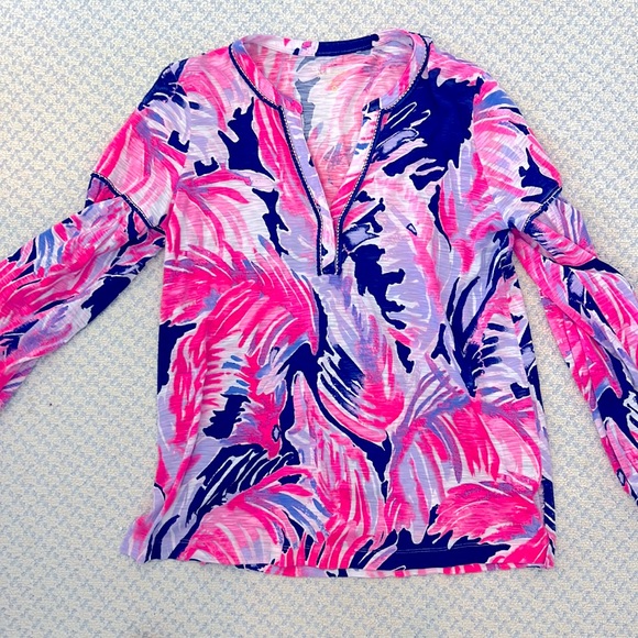 Lilly Pulitzer Tops - Lilly Pulitzer cotton tunic, size M, excellent used condition